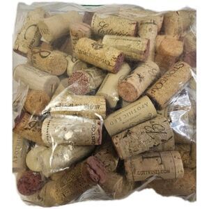 Bulk Lot 130 Used Wine Corks Natural Cork Mixed Winery Crafts DIY Wedding Decor